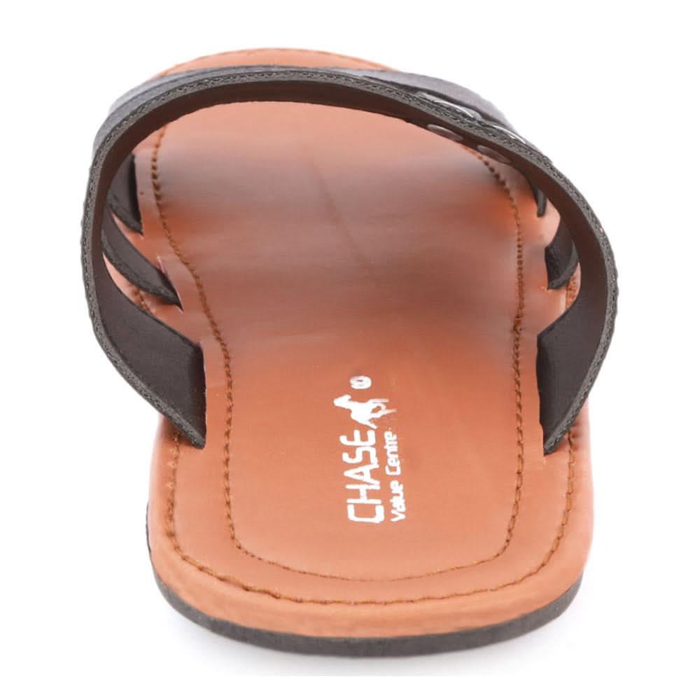 Men's Casual Slippers (S-7072) - Black, Men, Slippers, Chase Value, Chase Value