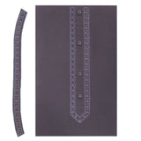 Men's Mashriq Embroidered Un-Stitched Suit - Steel-Blue, Men, Unstitched Fabric, Chase Value, Chase Value