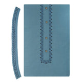 Men's Mashriq Embroidered Un-Stitched Suit - Steel-Blue, Men, Unstitched Fabric, Chase Value, Chase Value