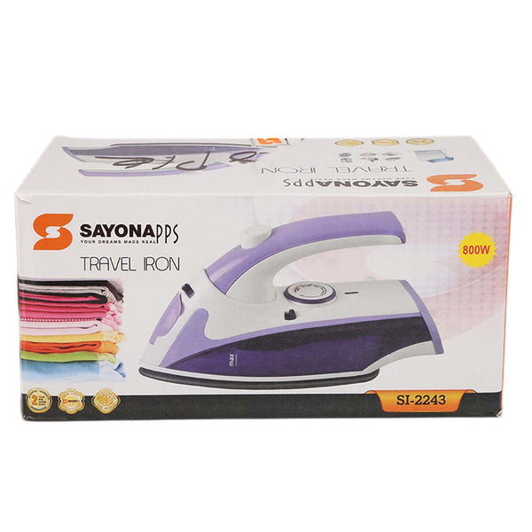 Sayona Travel Iron (SI-2243) - Purple, Home & Lifestyle, Iron & Streamers, Sayona, Chase Value
