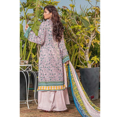 Three Star Printed Lawn 3 Pcs Un-Stitched Suit Vol 3 - 10-B, Women, 3Pcs Shalwar Suit, Al-Dawood Textiles, Chase Value