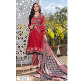 Three Star Printed Lawn 3 Pcs Un-Stitched Suit Vol 3 - 2-A, Women, 3Pcs Shalwar Suit, Al-Dawood Textiles, Chase Value