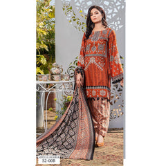 Three Star Printed Lawn 3 Pcs Un-Stitched Suit Vol 3 - 2-B, Women, 3Pcs Shalwar Suit, Al-Dawood Textiles, Chase Value