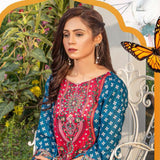 Three Star Printed Lawn 3 Pcs Un-Stitched Suit Vol 3 - 4-A, Women, 3Pcs Shalwar Suit, Al-Dawood Textiles, Chase Value