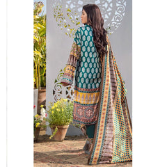 Three Star Printed Lawn 3 Pcs Un-Stitched Suit Vol 3 - 5-A, Women, 3Pcs Shalwar Suit, Al Dawood Textiles, Chase Value
