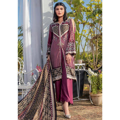 Three Star Printed Lawn 3 Pcs Un-Stitched Suit Vol 3 - 6-A, Women, 3Pcs Shalwar Suit, Al-Dawood Textiles, Chase Value