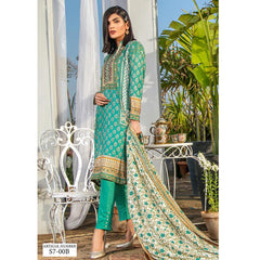 Three Star Printed Lawn 3 Pcs Un-Stitched Suit Vol 3 - 7-B, Women, 3Pcs Shalwar Suit, Al-Dawood Textiles, Chase Value