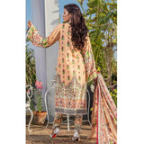 Three Star Printed Lawn 3 Pcs Un-Stitched Suit Vol 3 - 8-A, Women, 3Pcs Shalwar Suit, Al Dawood Textiles, Chase Value
