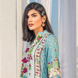 Three Star Printed Lawn 3 Pcs Un-Stitched Suit Vol 3 - 8-B, Women, 3Pcs Shalwar Suit, Al Dawood Textiles, Chase Value