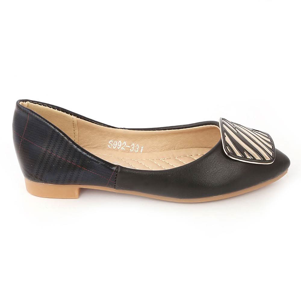 Girls Fancy Pumps (S992-331) - Black, Kids, Pump, Chase Value, Chase Value