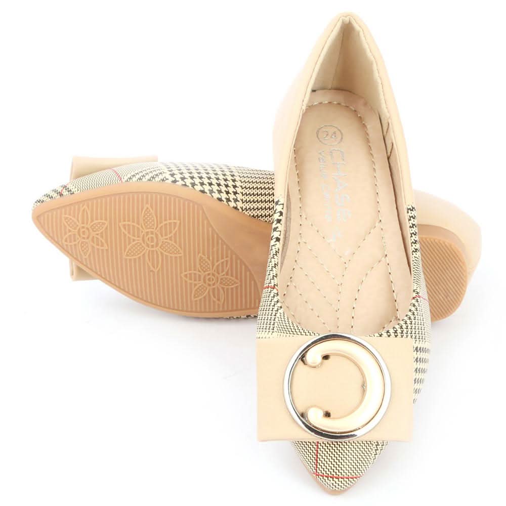 Girls Pumps S992-B1 - Beige, Kids, Pump, Chase Value, Chase Value