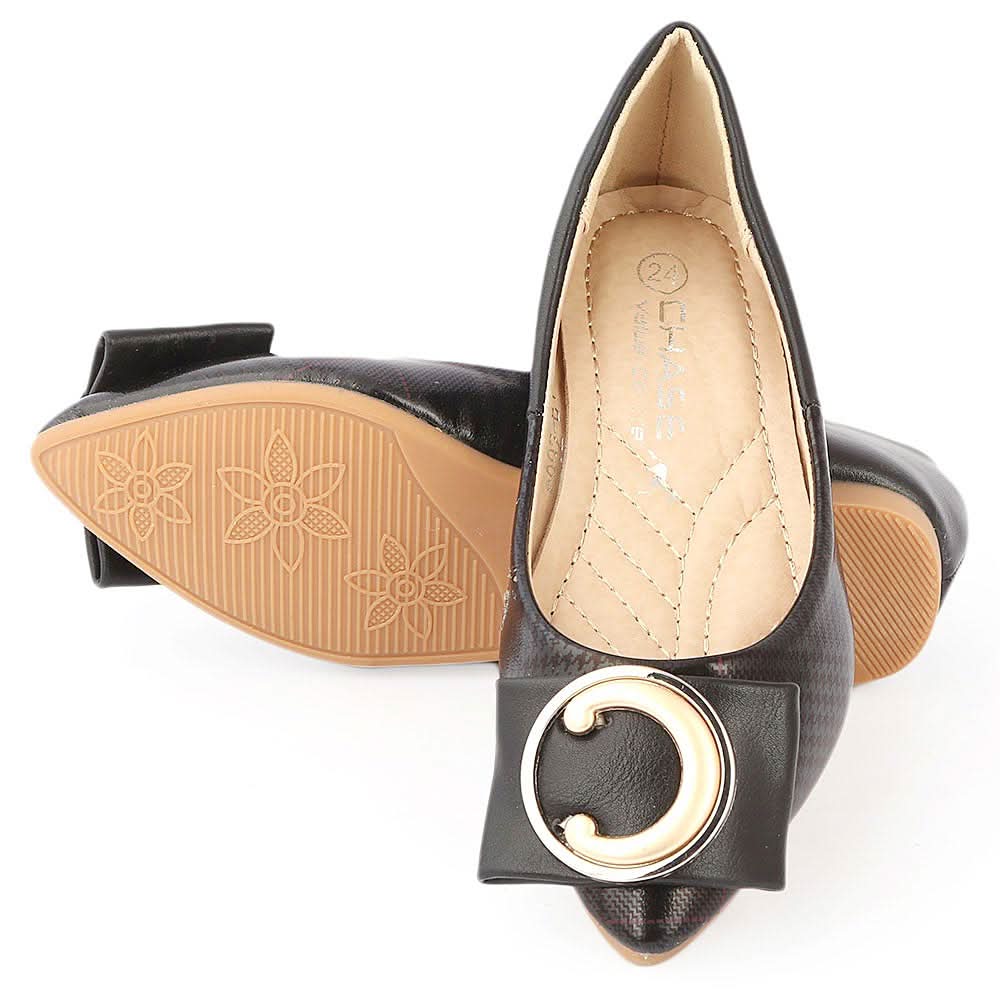 Girls Pumps S992-B1 - Black, Kids, Pump, Chase Value, Chase Value