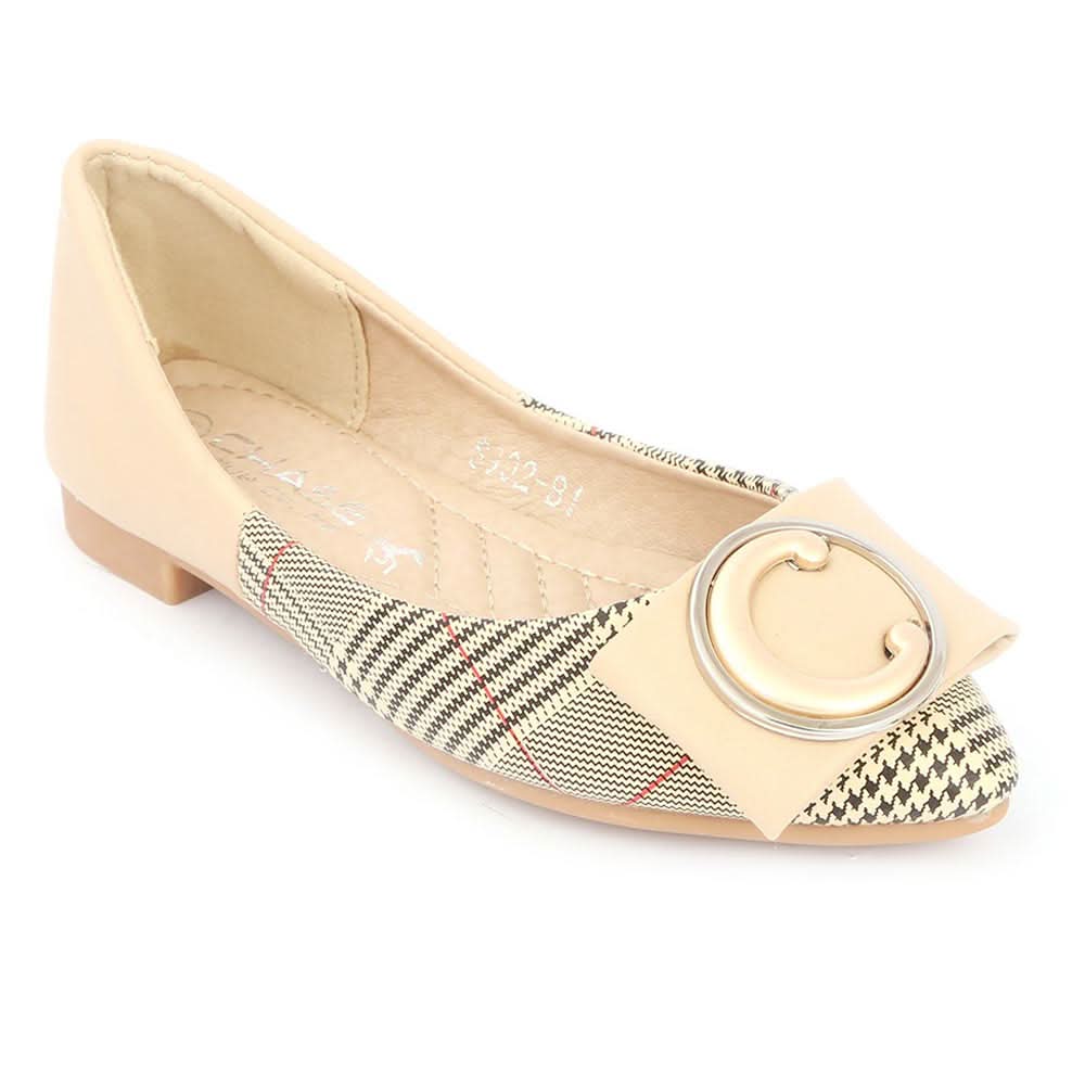 Girls Pumps S992-B1 - Beige, Kids, Pump, Chase Value, Chase Value