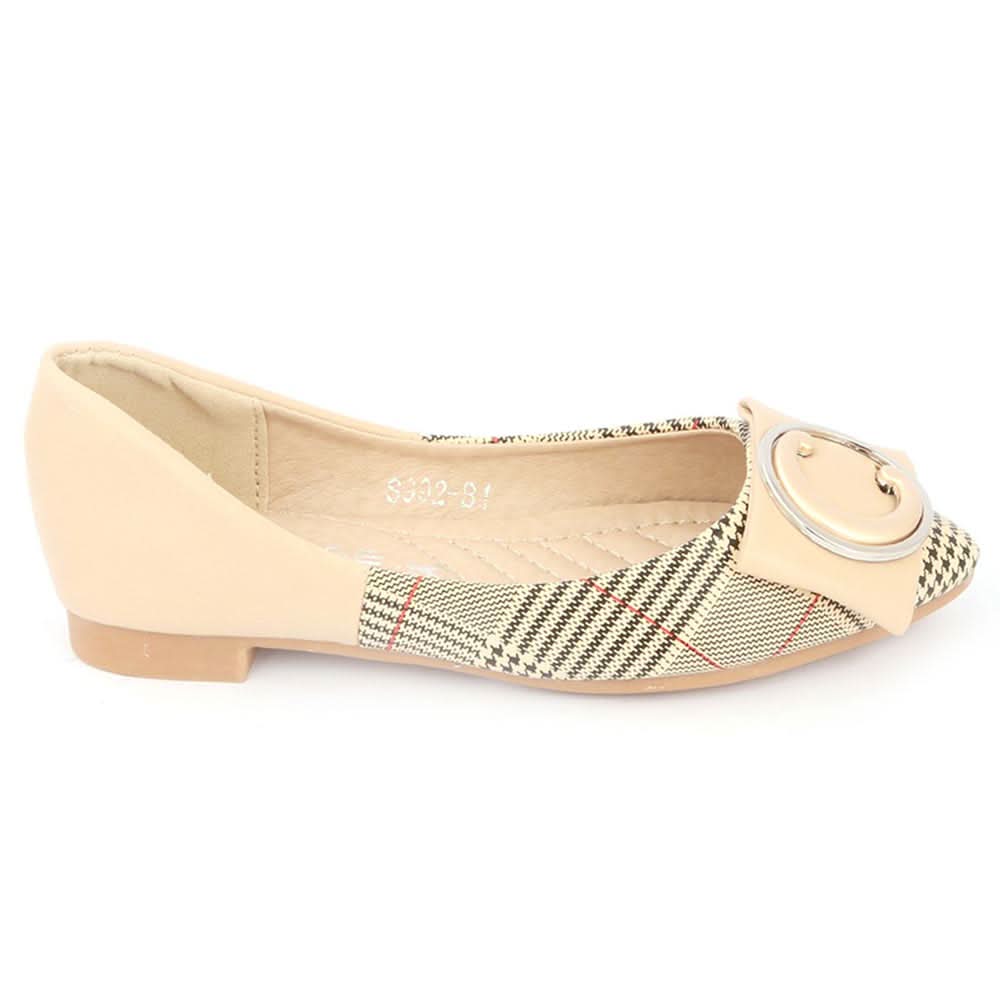 Girls Pumps S992-B1 - Beige, Kids, Pump, Chase Value, Chase Value