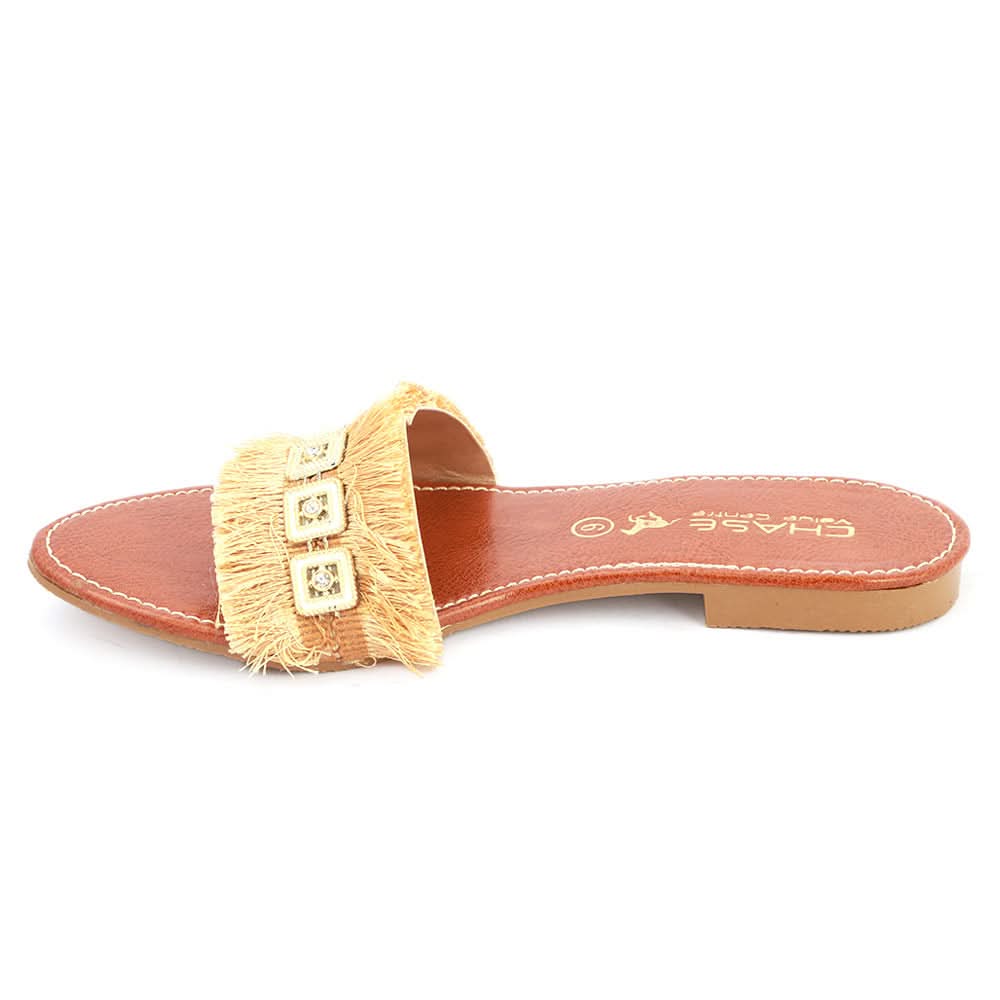 Women's Slipper (SA-014) - Golden, Women, Slippers, Chase Value, Chase Value