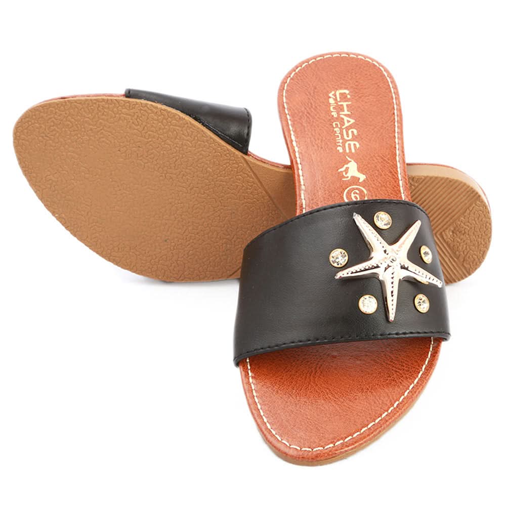 Women's Slipper (SA-015) - Black, Women, Slippers, Chase Value, Chase Value