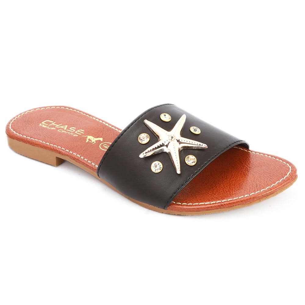 Women's Slipper (SA-015) - Black, Women, Slippers, Chase Value, Chase Value
