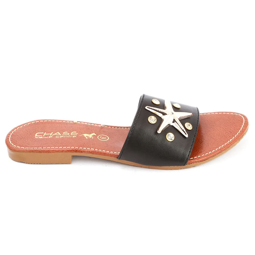 Women's Slipper (SA-015) - Black, Women, Slippers, Chase Value, Chase Value