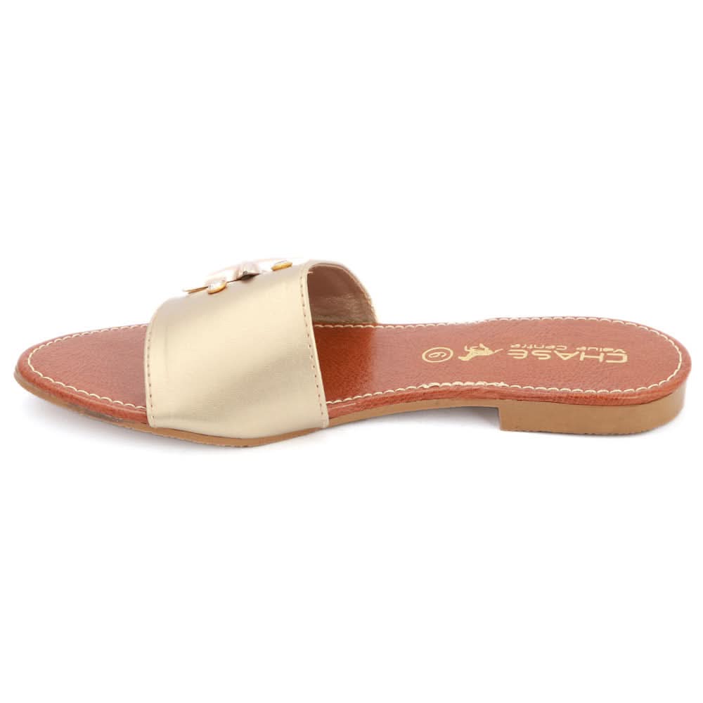 Women's Slipper (SA-015) - Golden, Women, Slippers, Chase Value, Chase Value