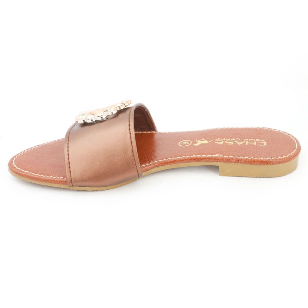 Women's Slipper SA-017 - Brown, Women, Slippers, Chase Value, Chase Value