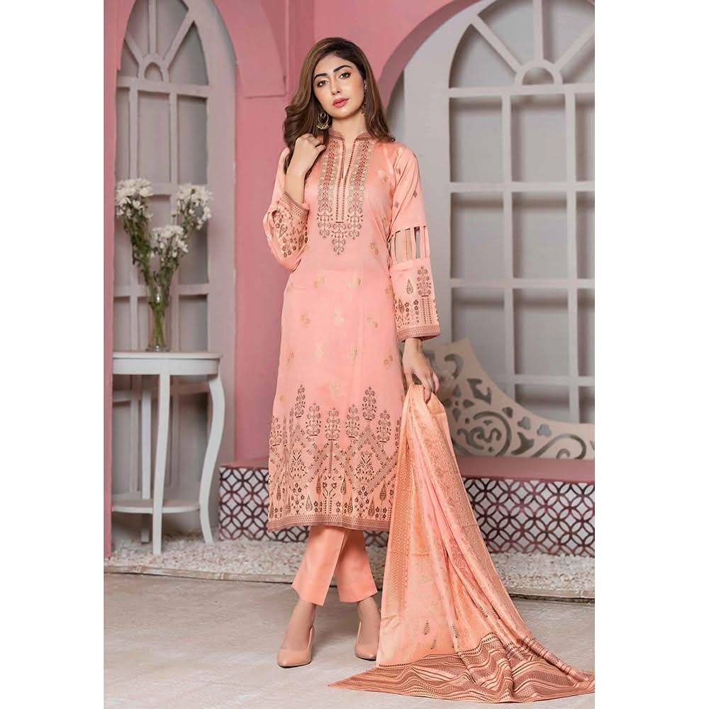 GUL E BAHAR Jacquard Banarsi Lawn 3 Pcs Un-Stitched Suit Vol 2 - 9, Women, 3Pcs Shalwar Suit, Rana Arts, Chase Value