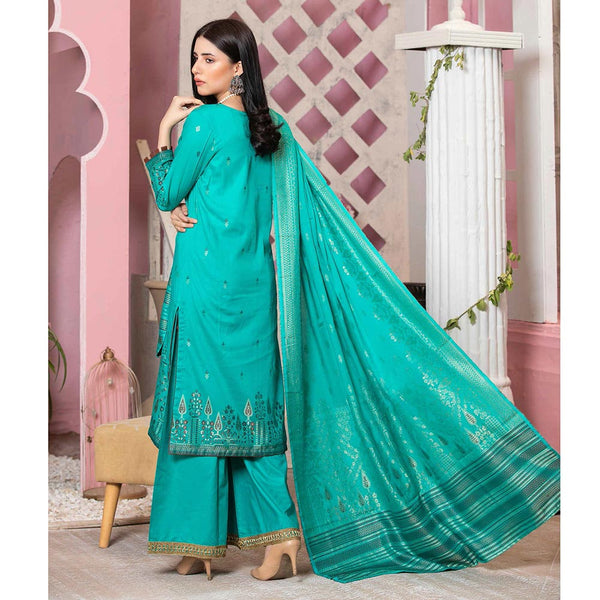 GUL E BAHAR Jacquard Banarsi Lawn 3 Pcs Un-Stitched Suit Vol 2 - 2, Women, 3Pcs Shalwar Suit, Rana Arts, Chase Value