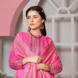 GUL E BAHAR Jacquard Banarsi Lawn 3 Pcs Un-Stitched Suit Vol 2 - 4, Women, 3Pcs Shalwar Suit, Rana Arts, Chase Value