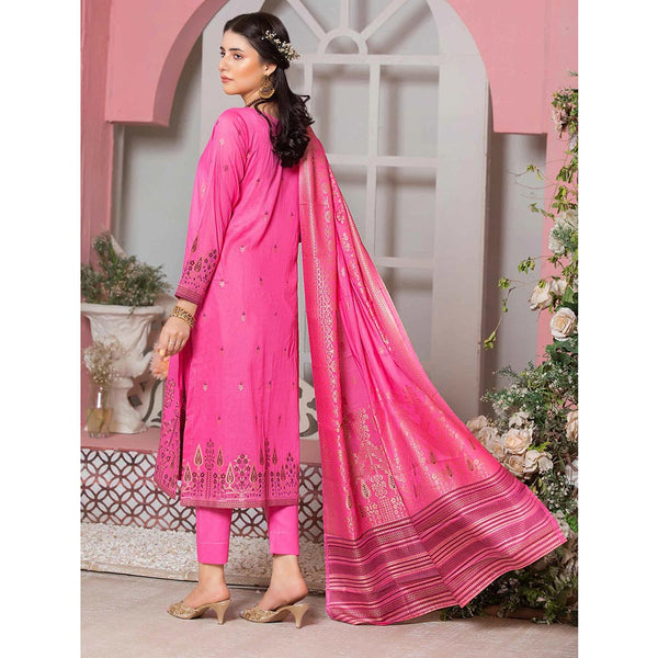GUL E BAHAR Jacquard Banarsi Lawn 3 Pcs Un-Stitched Suit Vol 2 - 4, Women, 3Pcs Shalwar Suit, Rana Arts, Chase Value