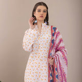 Safina Febron Printed Unstitched 3Pcs Suit - 18, Women, 3Pcs Shalwar Suit, LSM Textiles, Chase Value