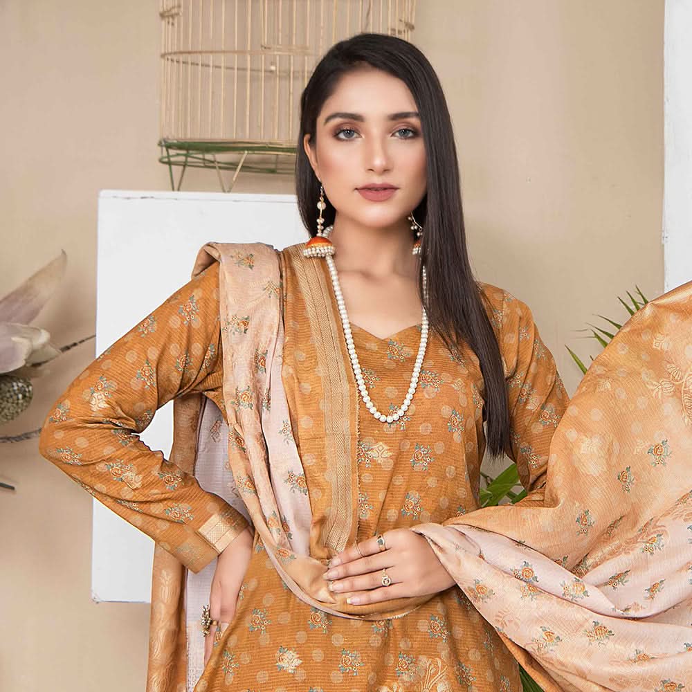RA Sargam Jacquard Broshia Lawn 3 Pcs Un-Stitched Suit - 5, Women, 3Pcs Shalwar Suit, Rana Arts, Chase Value