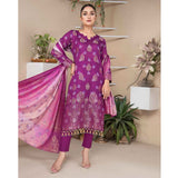 RA Sargam Jacquard Broshia Lawn 3 Pcs Un-Stitched Suit - 8, Women, 3Pcs Shalwar Suit, Rana Arts, Chase Value