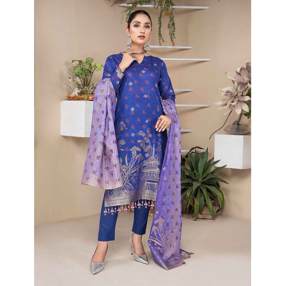 RA Sargam Jacquard Broshia Lawn 3 Pcs Un-Stitched Suit - 4, Women, 3Pcs Shalwar Suit, Rana Arts, Chase Value