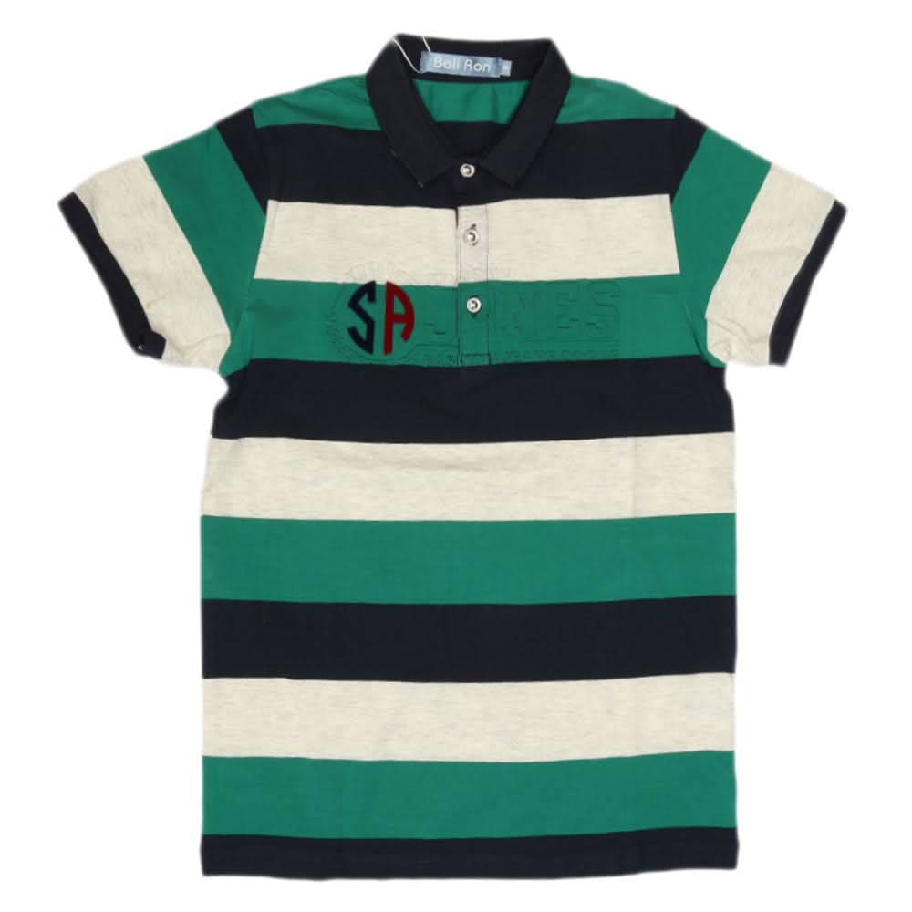 Boys Polo T-Shirt - Green, Kids, Boys T-Shirts, Chase Value, Chase Value
