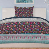 Printed Percale Finish Single Bed Sheet Set 2 pcs - test-store-for-chase-value
