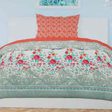 Printed Percale Finish Single Bed Sheet Set 2 pcs - test-store-for-chase-value