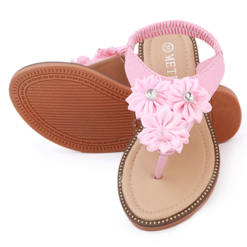 Girls Fancy Sandals 279 (31-36) - Pink, Kids, Girls Sandals, Chase Value, Chase Value