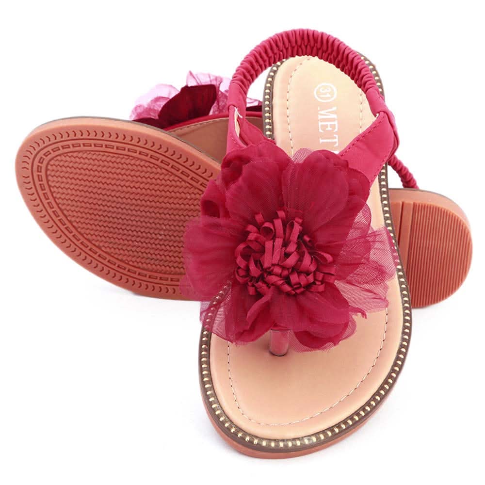 Girls Fancy Sandals 278 (31-36) - Red, Kids, Girls Sandals, Chase Value, Chase Value