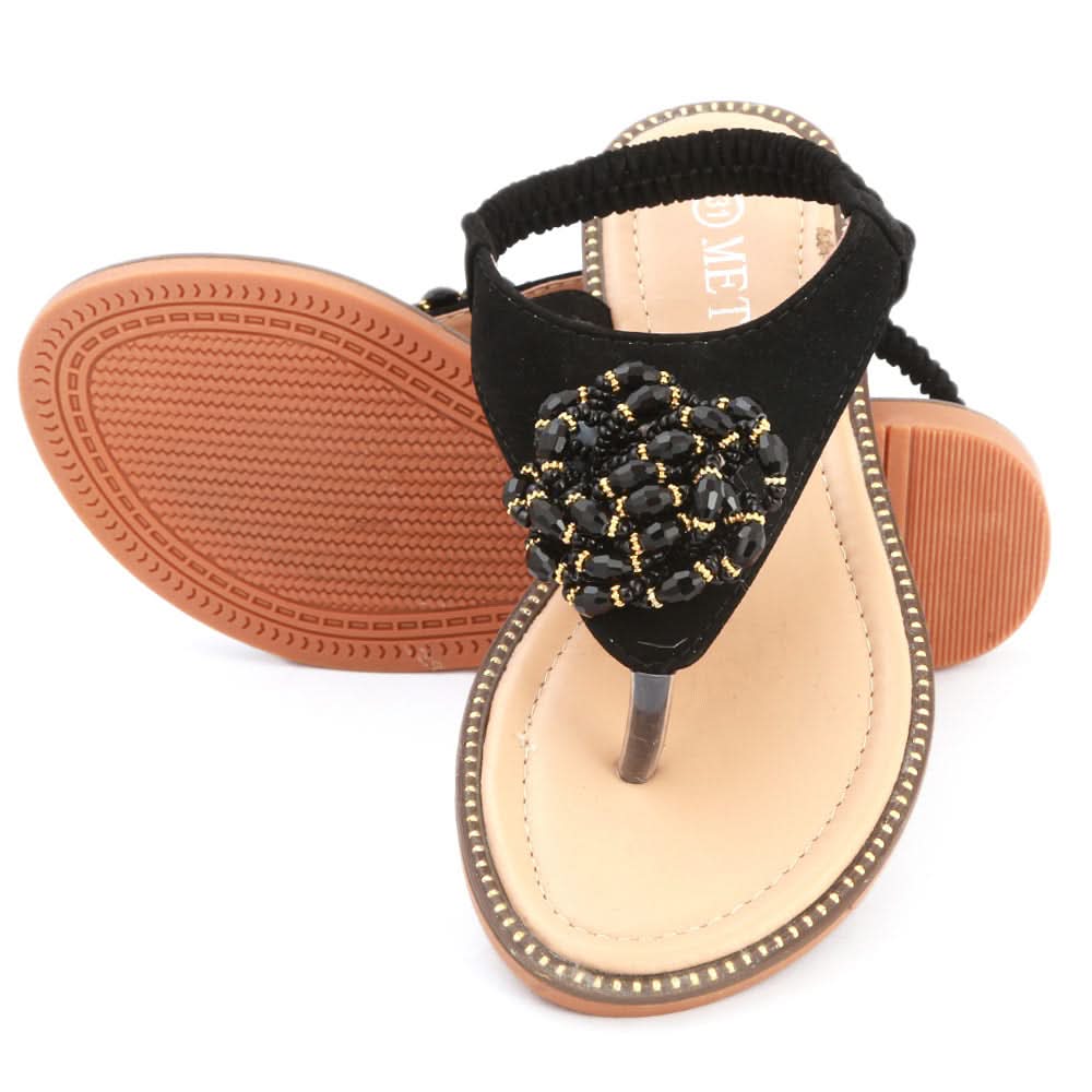 Girls Fancy Sandals 277 (31-36) - Black, Kids, Girls Sandals, Chase Value, Chase Value