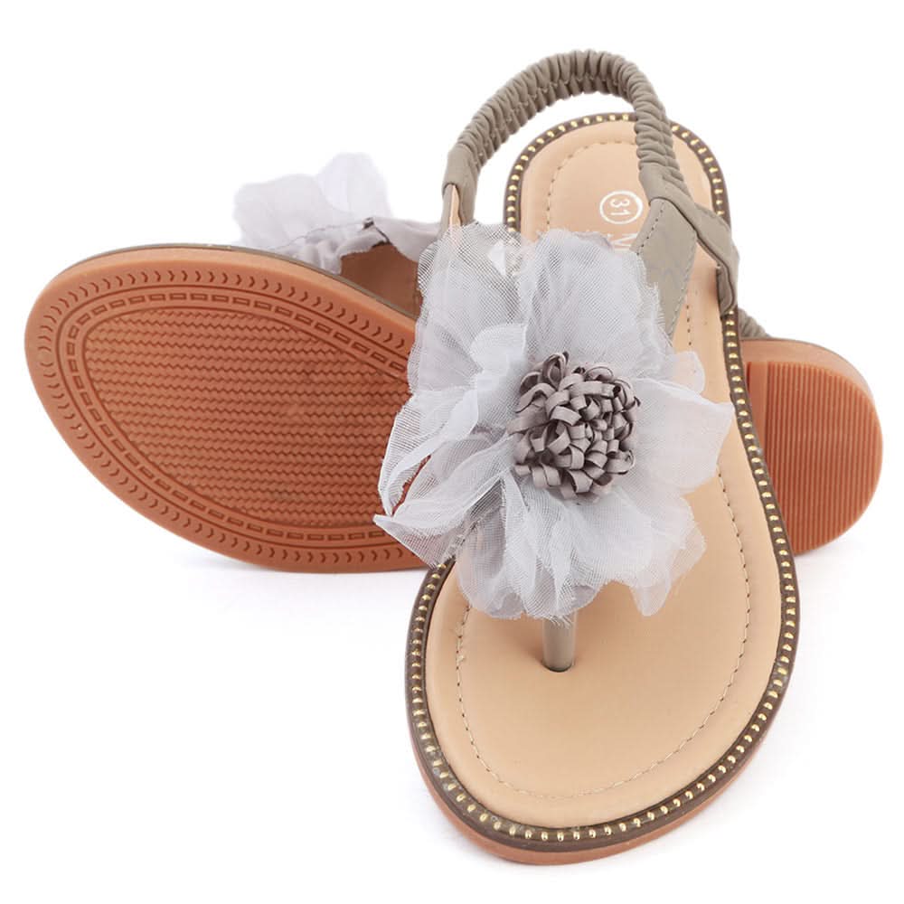 Girls Fancy Sandals 278 (31-36) - Grey, Kids, Girls Sandals, Chase Value, Chase Value