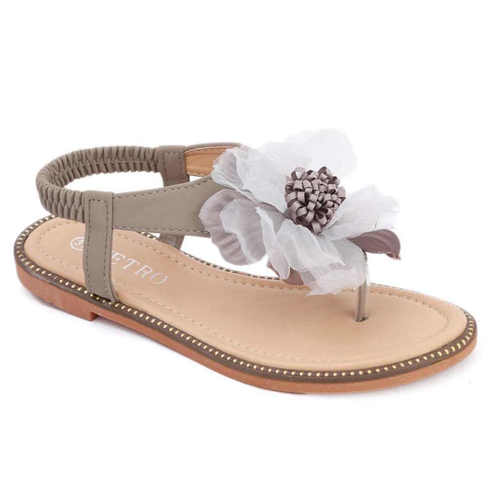 Girls Fancy Sandals 278 (31-36) - Grey, Kids, Girls Sandals, Chase Value, Chase Value