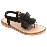 Girls Fancy Sandals 278 (31-36) - Black, Kids, Girls Sandals, Chase Value, Chase Value