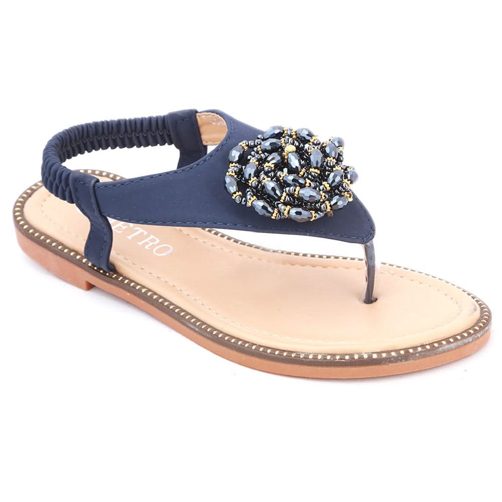 Girls Fancy Sandals 277 (31-36) - Navy Blue, Kids, Girls Sandals, Chase Value, Chase Value