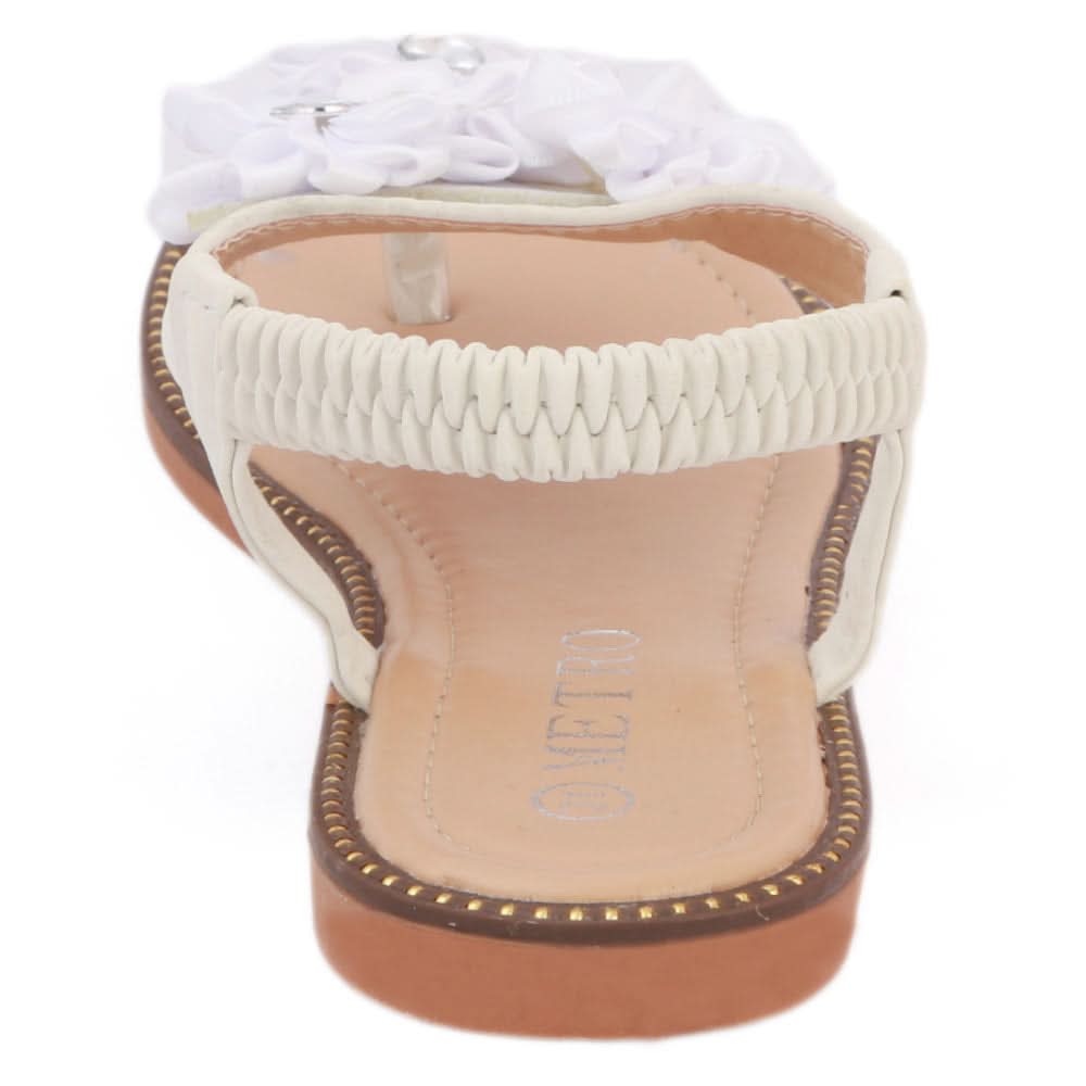 Girls Fancy Sandals 279 (31-36) - White, Kids, Girls Sandals, Chase Value, Chase Value