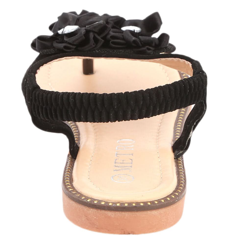 Girls Fancy Sandals 279 (31-36) - Black, Kids, Girls Sandals, Chase Value, Chase Value