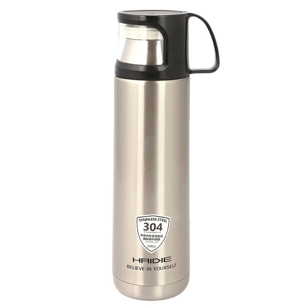 Steel Flask Bottle 500 ml - Silver, Home & Lifestyle, Glassware & Drinkware, Chase Value, Chase Value