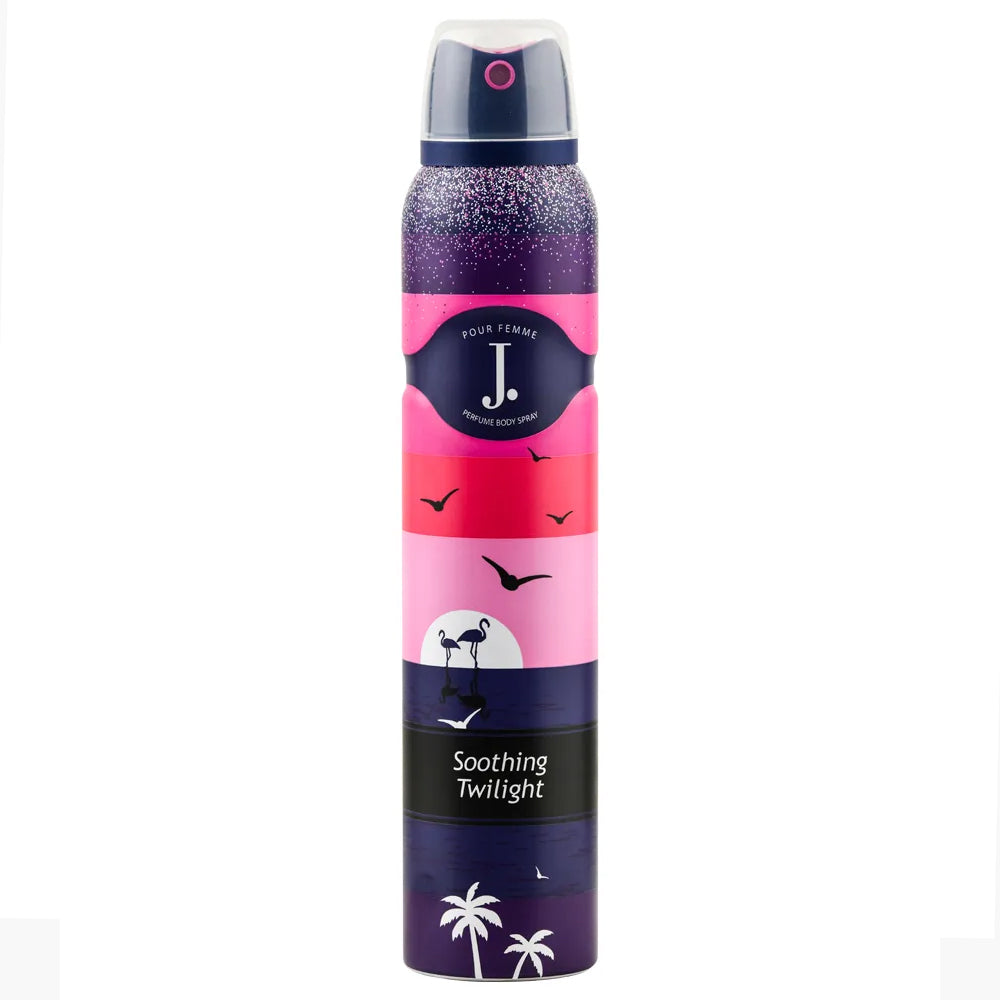 J. Body Spray Soothing Twilight For Women - 200Ml, Women Body Spray & Mist, J., Chase Value