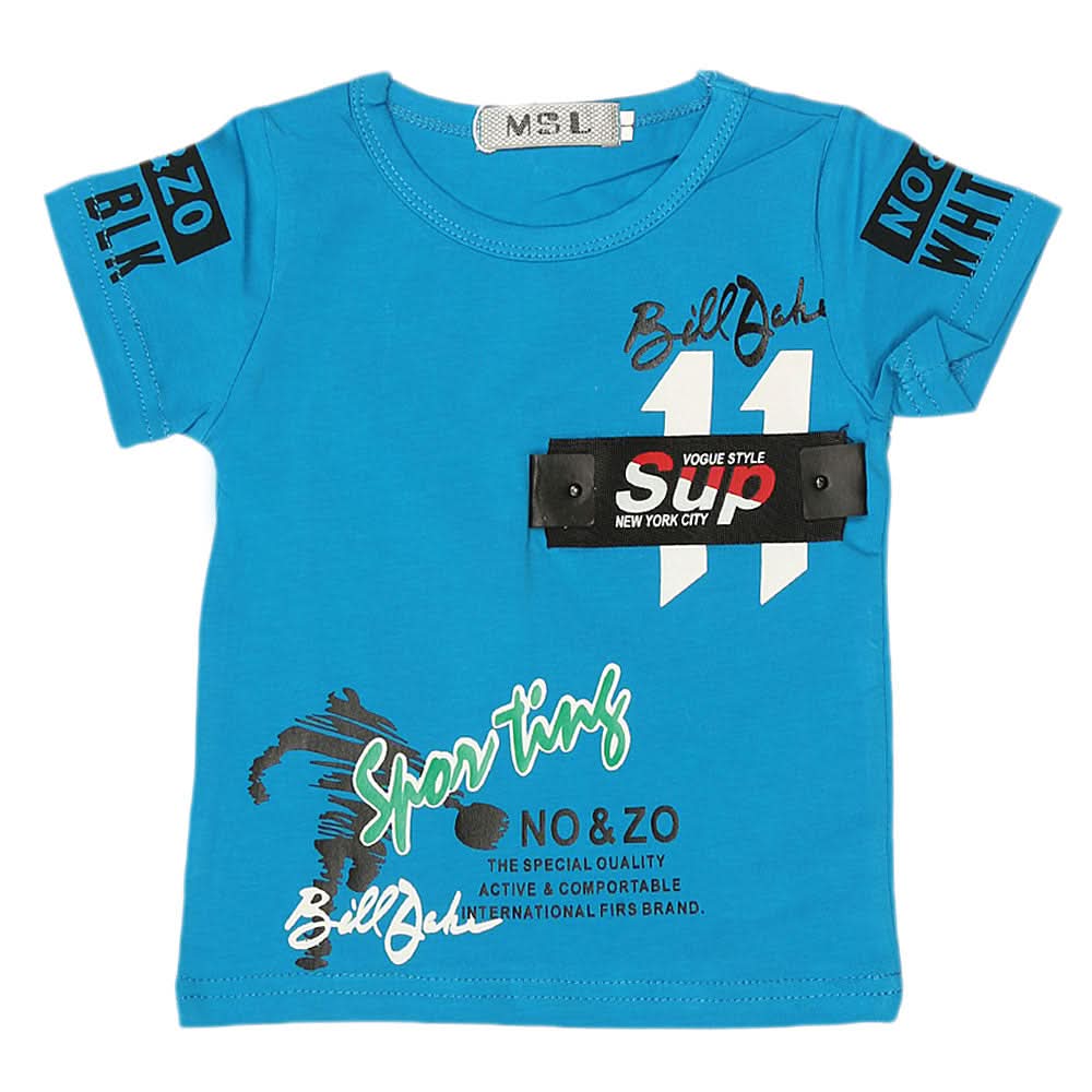 Newborn Boys T-Shirt - Blue, Kids, NB Boys Shirts And T-Shirts, Chase Value, Chase Value