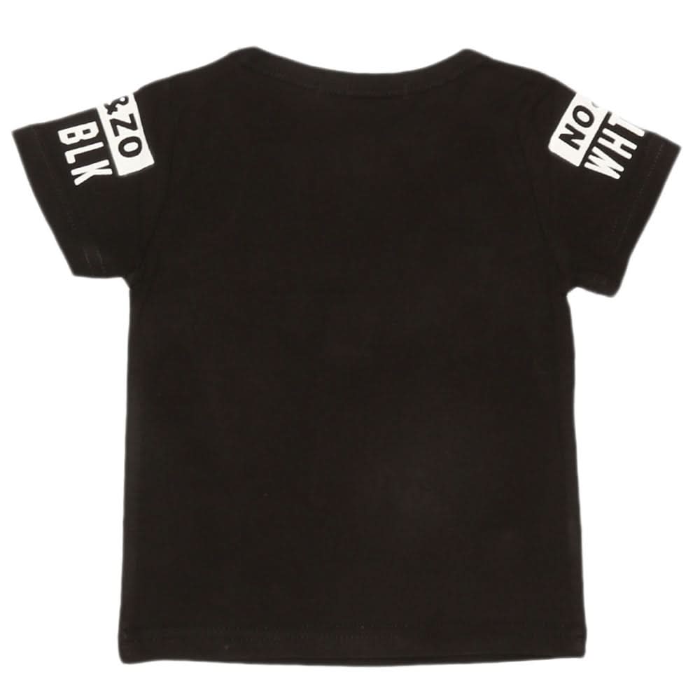 Newborn Boys T-Shirt - Black, Kids, NB Boys Shirts And T-Shirts, Chase Value, Chase Value