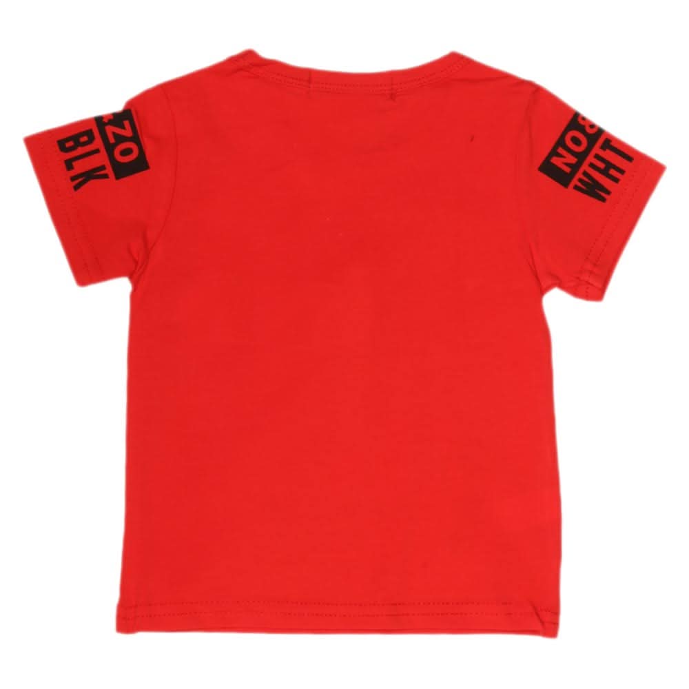 Newborn Boys T-Shirt - Red, Kids, NB Boys Shirts And T-Shirts, Chase Value, Chase Value