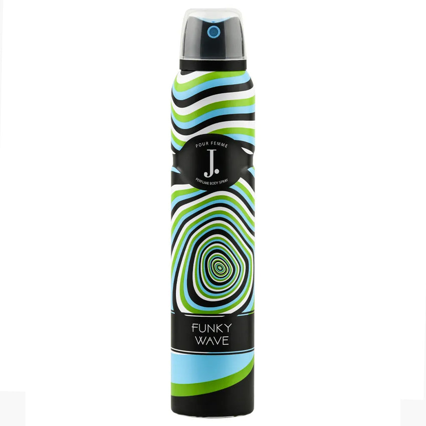 J. Body Spray Funky Wave For Women - 200Ml, Women Body Spray & Mist, J., Chase Value